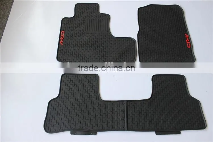 4pcs of fire proof automobile rubber mat for Honda CRV 2011 car mat