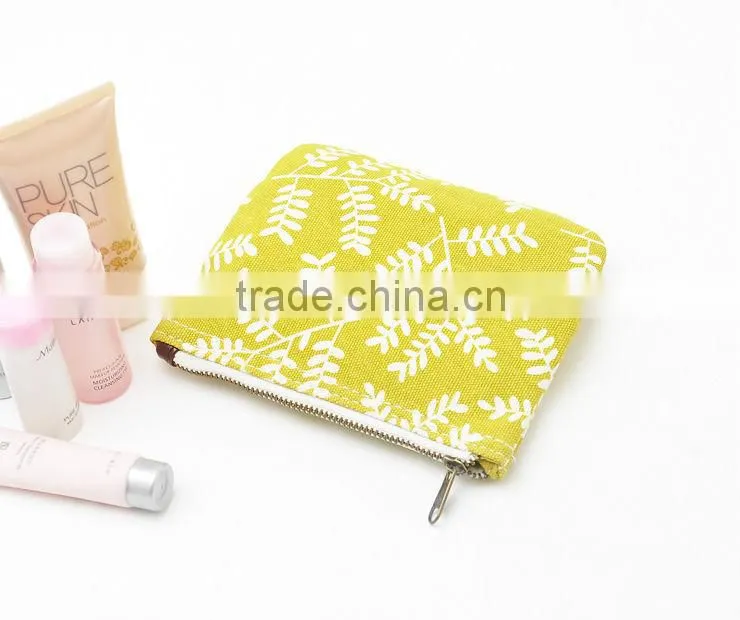 2013 dourable canvas yellow and green fashion wallet wholesale