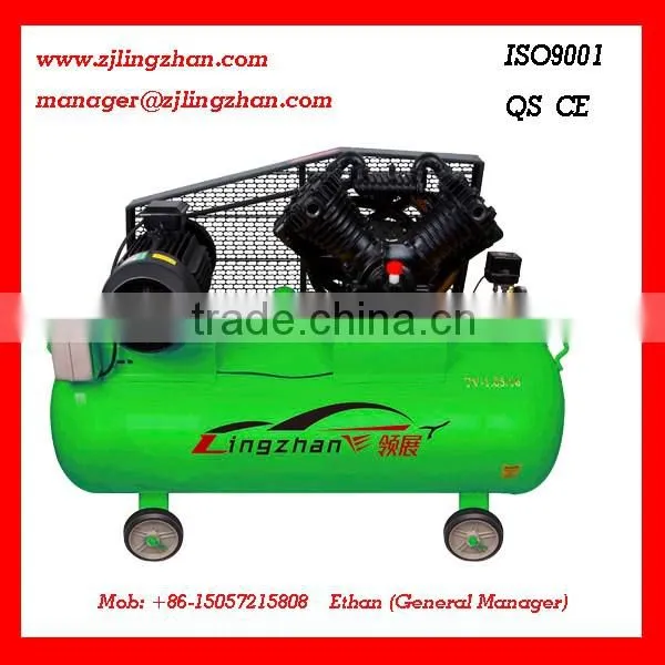 2 cylinder oilless piston air compressor