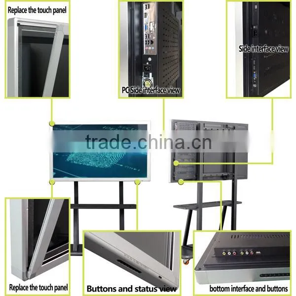 55 inch led touch screen monitor lcd promotional display monitor