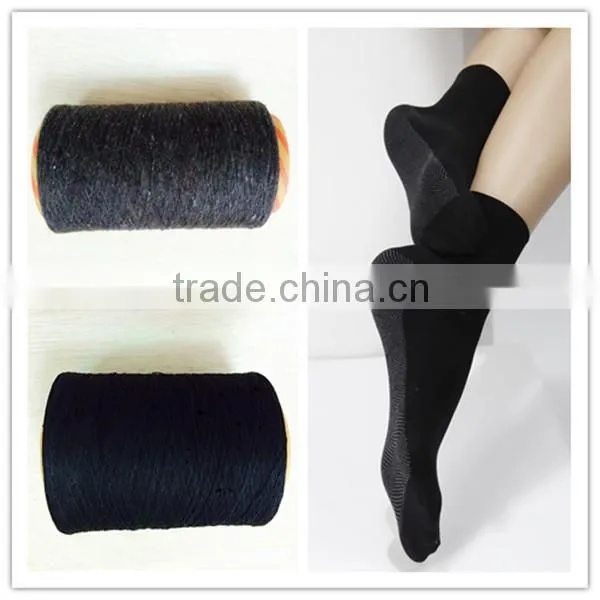 Trade assurance 70% cotton 30% polyester yarn for knitting glove and sock