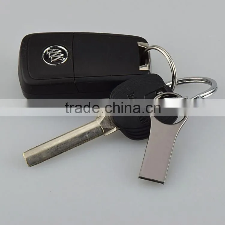16GB Waterproof USB Flash Drive with Metal Key Ring