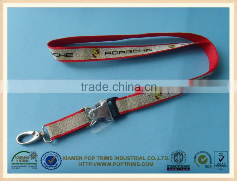 beautiful metallic lanyard with animal logo