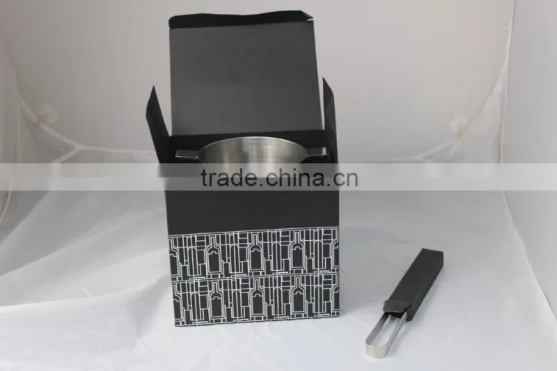 KTV use ice bucket metal material ice bucket customized ice bucket club ice bucket beer ice bucket metal ice bucket with clamp