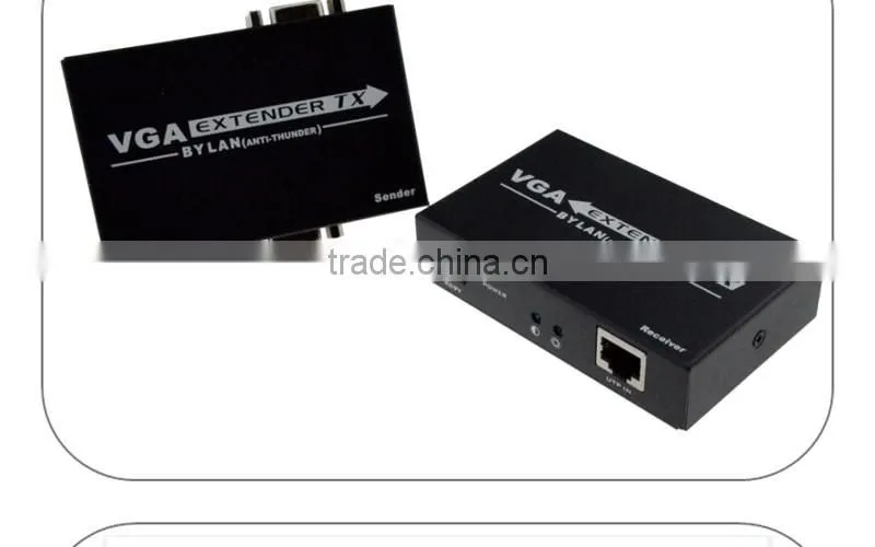Vision newest 300m VGA extender over single CAT 5e/6 Cable
