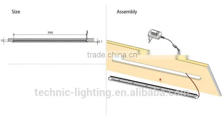 aluminium profile led bar light
