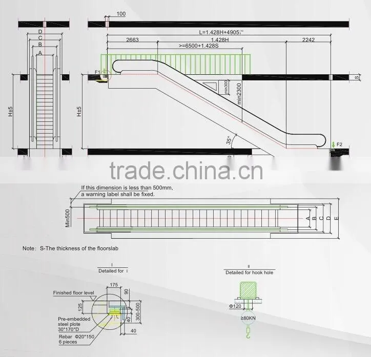 Best Buy Economical Indoor Types VVVF Escalator