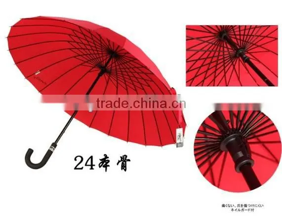 24 ribs Japanese straight umbrella