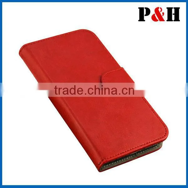 Magnetic Book Wallet Pu Leather Case Cover For iPhone 6