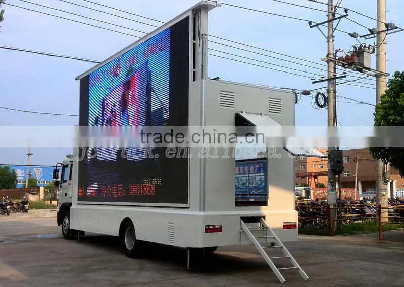 advertising truck for sale/Mini LED truck JMC 4X2 led lamp for truck