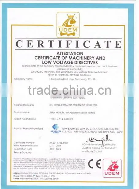 Flash Solar Panel Tester For Solar Panel Manufacturing Plant