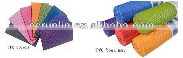 beautiful design yoga mat, smoothness yoga mat,PVC yoga mat