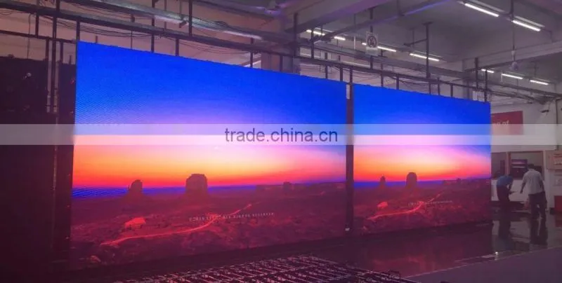 SMD3528 ph5mm led big screen clear photos led screen indoor large display