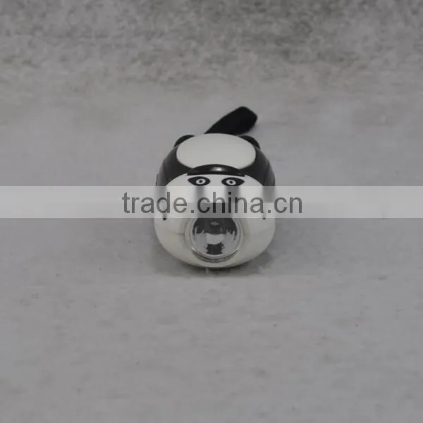 Cartoon Hand Crank Dynamo Flashlight