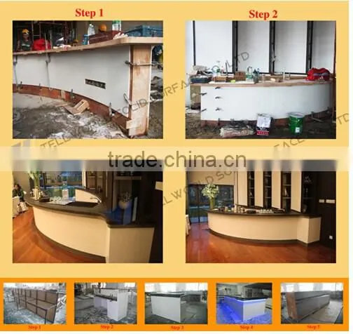 2014 TW High glossy home western style bar counters design