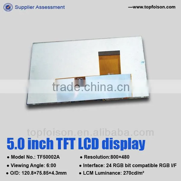 transmissive 5.0inch small digital display screen for handle device