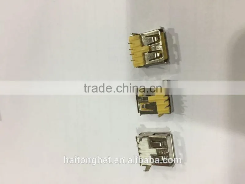 Hot sell USB A Type female connector 90 degree