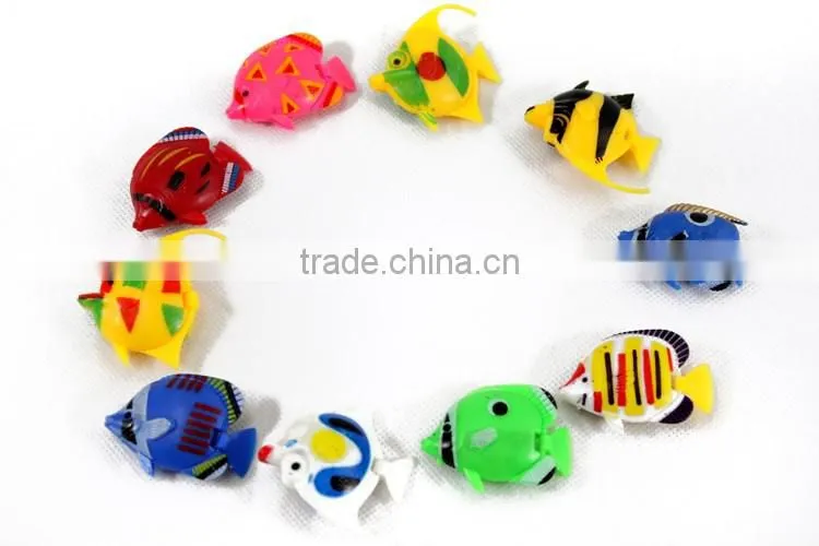 Water pond decoration beautiful plastic artificial pond fish