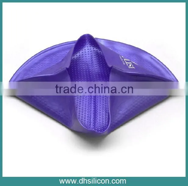 High silicone swim custom hat