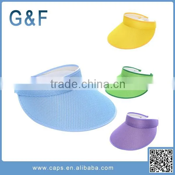 Plain Plastic Sun Visor Cap For Baby Wholesale