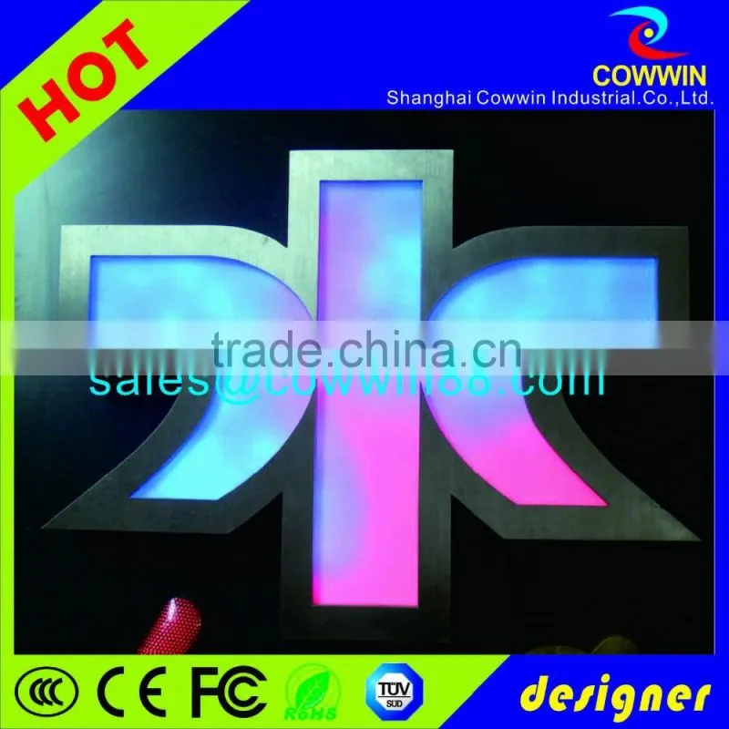 led box letter sign, resin light box sign letters, led outdoor light box letter