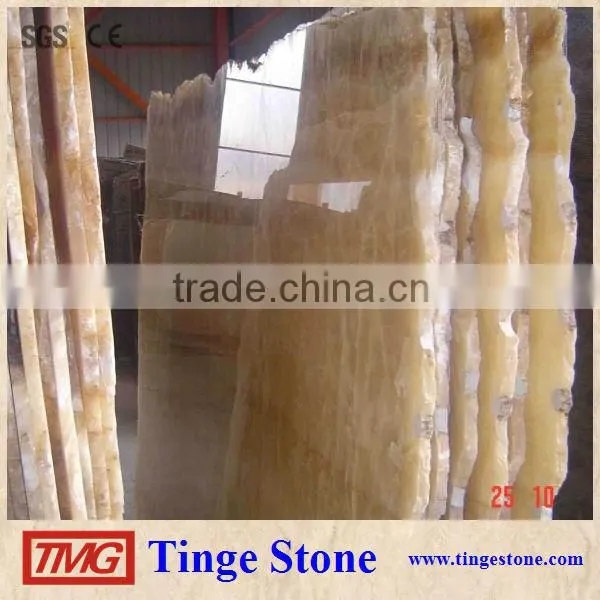 yellow honey onyx marble slab price