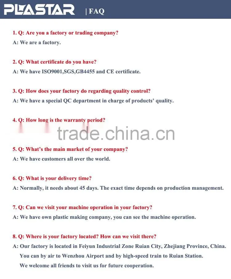LLDPE mono layer cast stretch film machine
