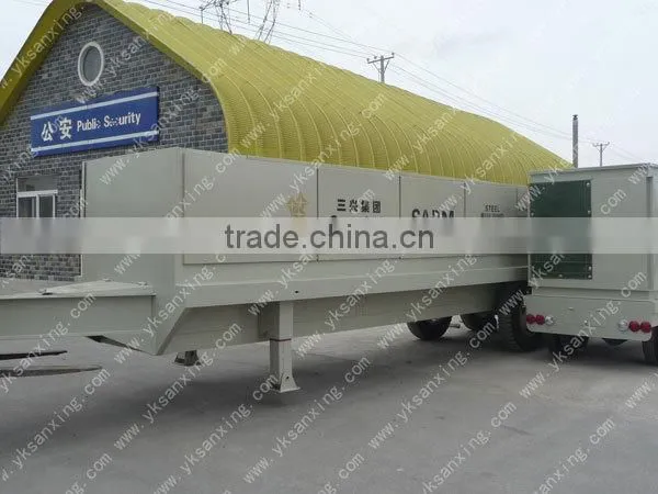 Sanxing Non-Column 42m Span Metal Roof Sheet Forming Machine