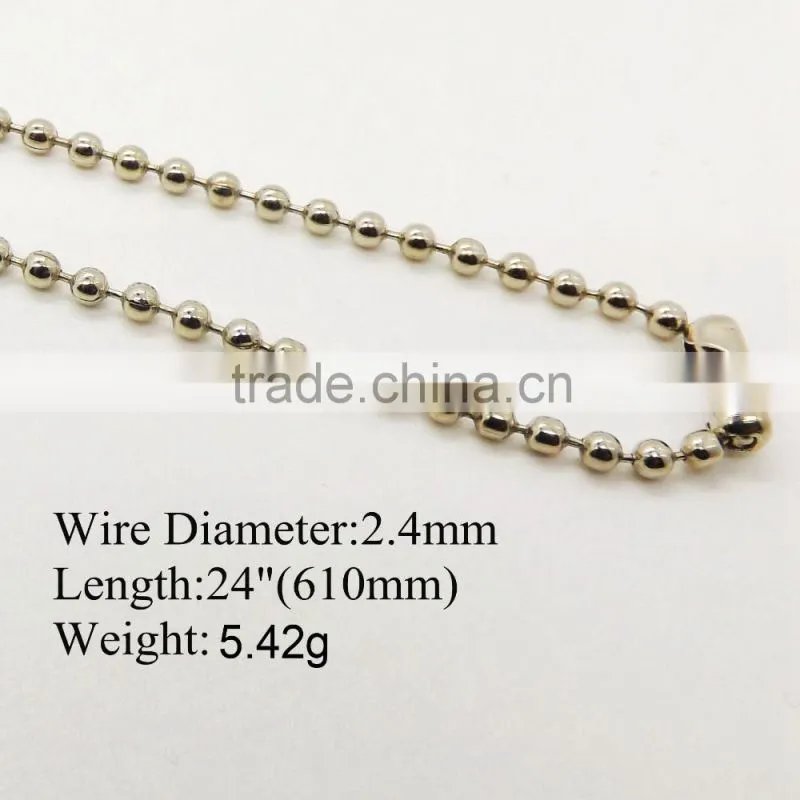 Fancy Electroplating Metal Neck Chain