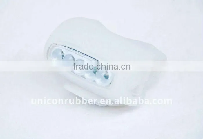 rubber led bike front light and rear light.