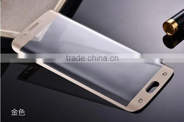 For SAMSUNG GALAXY S6 Edge Screen 3D Curved Tempered Full Cover 9H HD Premium Explosionproof Anti-Scratch Screen Protector