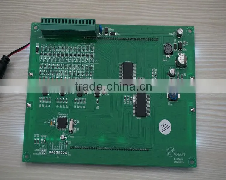 Glass surface shanghai manufacturer white with black background 8.8 inch monochrome lcd display/elevator display/SN-EHLC-088