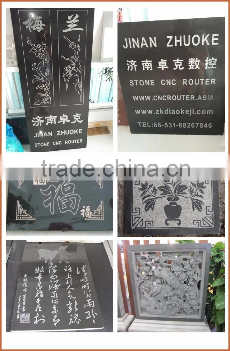 High Speed CNC Router Stone Marble Engraving Machine 1300*2500mm With PCI NCStudio Control System ZK-1325