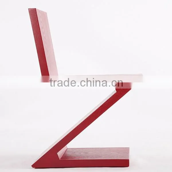 Wood furniture wooden chairs Zig Zag Chair z chair