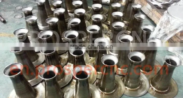 metal spinning parts processing circle compressor inlet before spinning Metal spinning machine