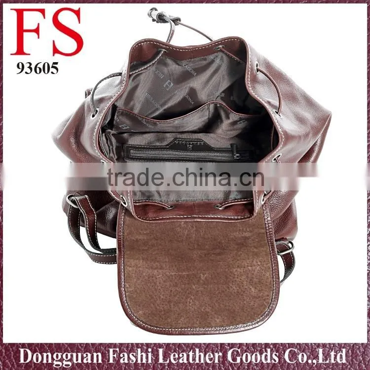 lady holiday trendy hot water proof leather backpacks