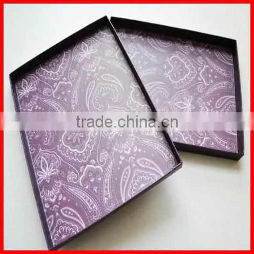 Top Quality Recycled Kraft Scarf Handmade Paper Fancy Packaging Box
