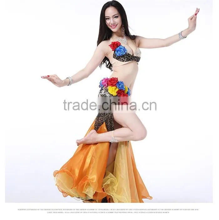 Professional Gorgeous Sexy & Elegant Belly Dance Performance Costume for Ladies