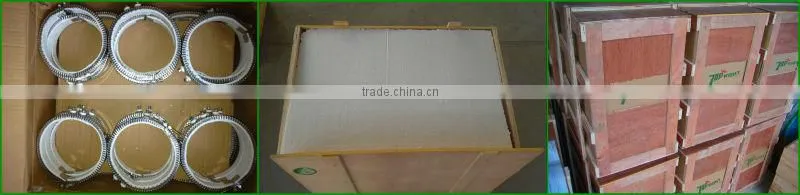 Extruder mica heater ring band heaters