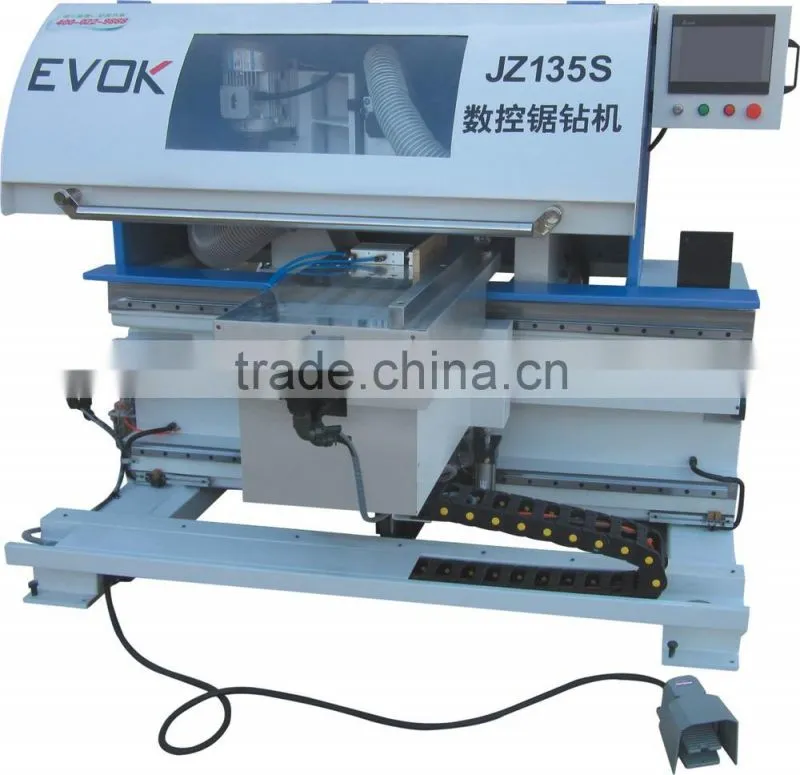 Automatic Wood Cutting and Drilling Machine 135 degree angle JZ135S