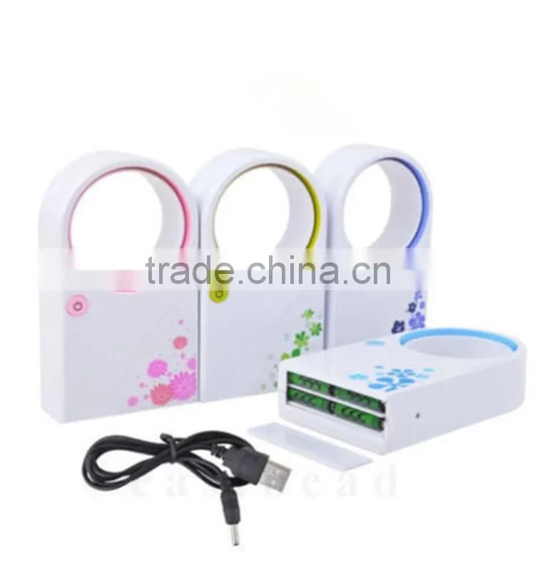 Promotion Gift For Summer USB Mini Portable Bladeless Fan Refrigeration Desktop No Noise Air Conditioner