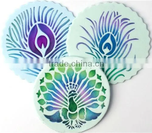 Cup Cake Stencil Candy and Coffee Decorating Tools