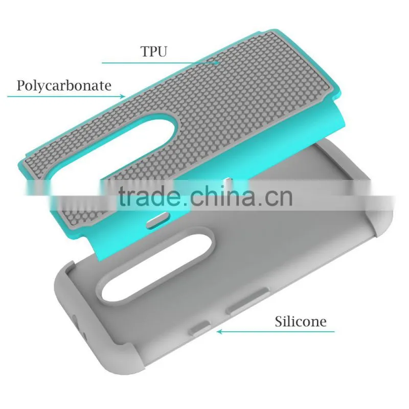 PC TPU 2 in 1 Slim armor cell phone case for moto g3