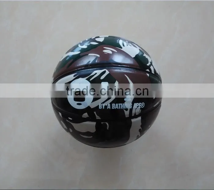 Size 7 Pu Leather Custom Basketball