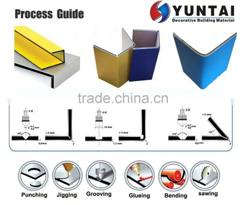 Black Gold Silver colorful Mirror ACP sheet best building material cheap price