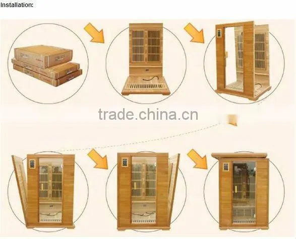 Infrared radiation equipment tourmaline sauna dome infrared sauna