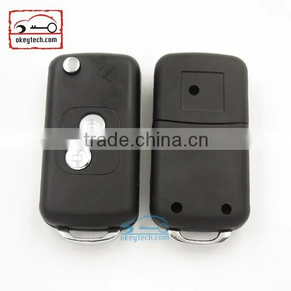 High Quatity Peugeot remote key for peugrot modified remote 307 key shell Car Key 2 button case