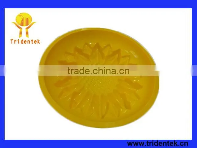 FDA & LFGB food grade silicone sunflower cake decorating