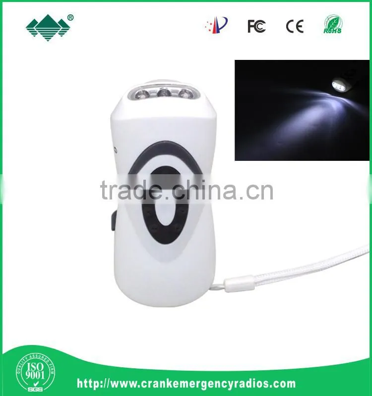 Flashlights and Torches FM / AM Radio Wind Up Charged