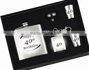 new design high quality stainless steel hip flask,wine flask